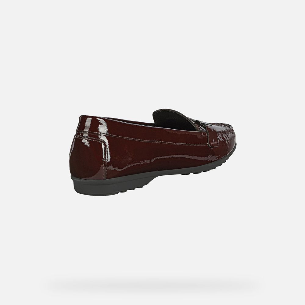 Mocassins Geox Senhora Bordeaux - Elidia - CPQSF2513